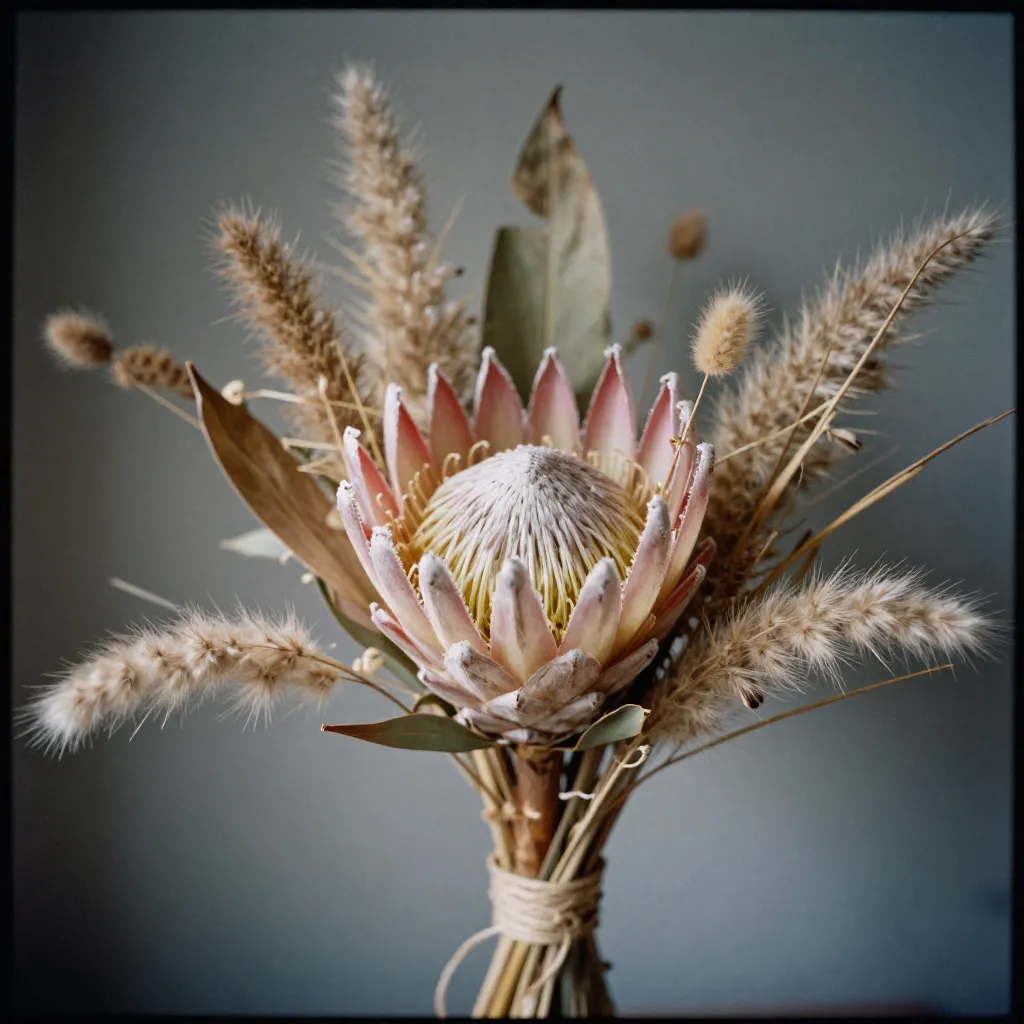 Dried flower composition